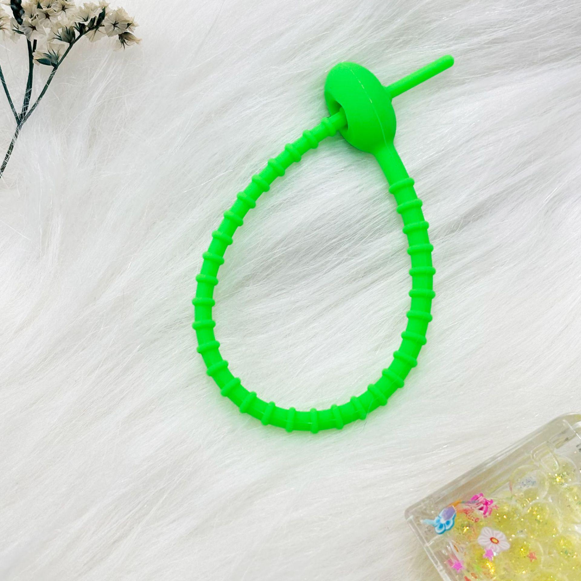 

Силиконовый брелок для стяжки кабеля, кулон, DIY-аксессуар