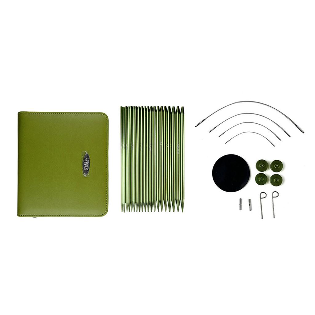 Multifunctional Round Knitting Needle Circular Knitting Needle Set Size 2.2mm-5.0mm Interchangeable Needle Knitting Tool