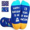 Zmart Birthday Gift Ideas Socks - Gifts for 13-19 Year Old Teen Girls Boys