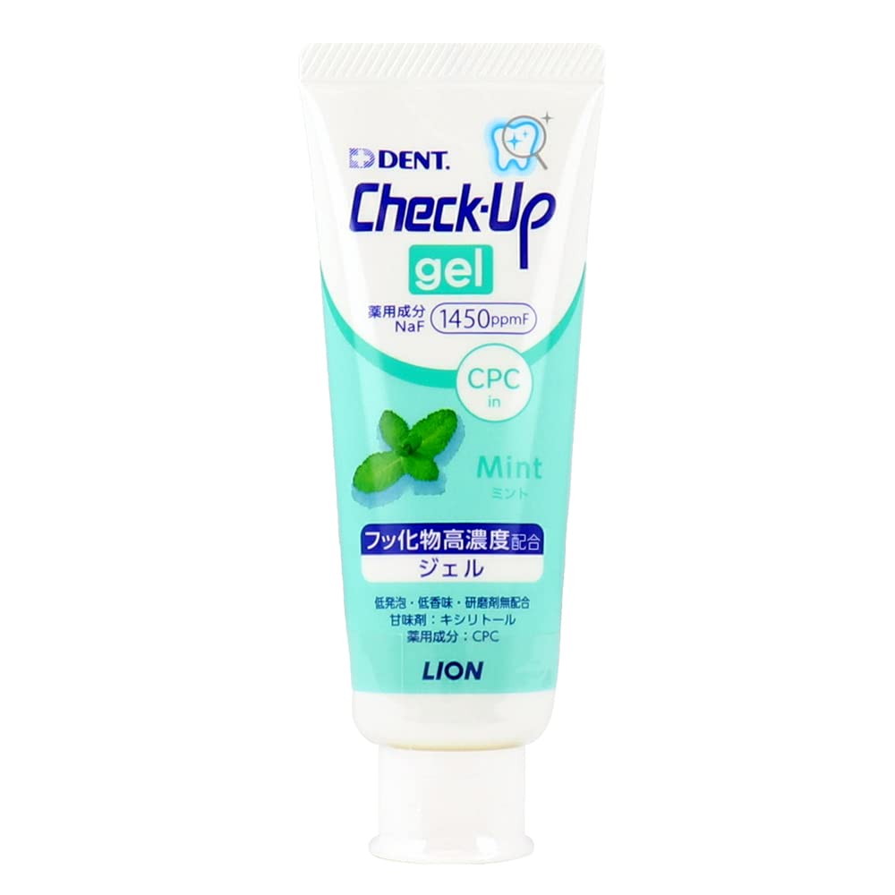 Lion Dental 75g Check-Up Gel, Mint, 1450F,