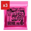 Ernie Ball 3223 Super Slinky Electric Guitar Strings, 09-42, 3-Set Pack