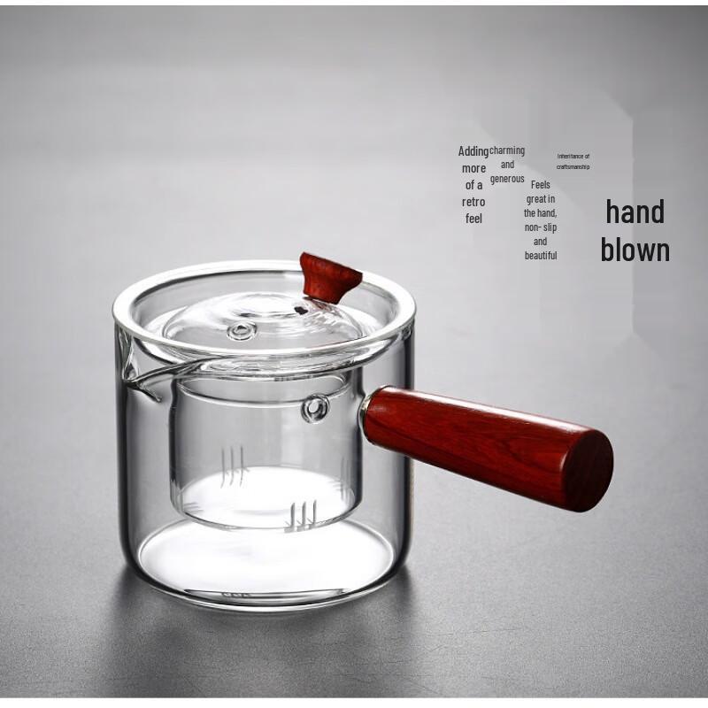 Beiduo Yang High Borosilicate Glass Side Handle Teapot