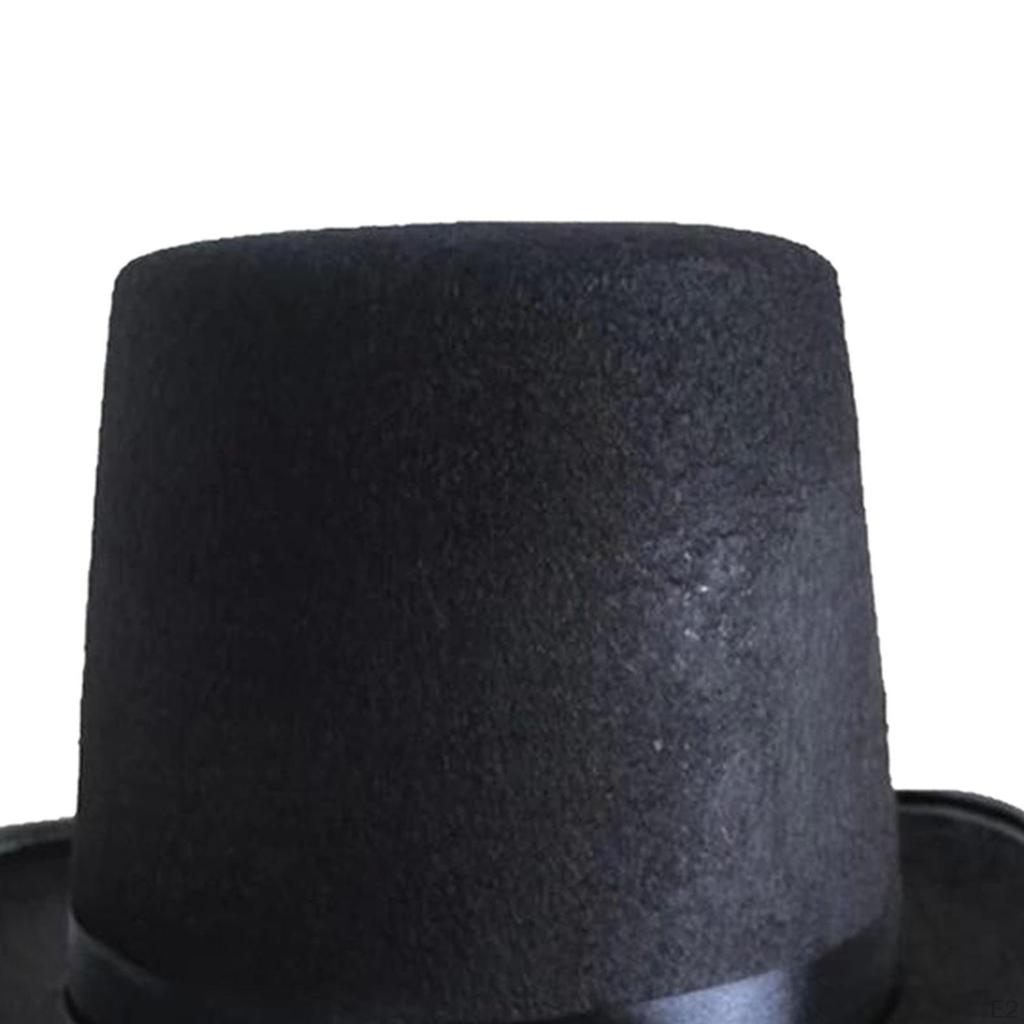 Top Hat Black Felt Magician Costume DIY Steampunk Hats Lightweight