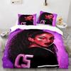 Carton Girly Watercolor Fashion Girl Modern Women Beding Set Bedrom Soft Bedspreads Comefortable Soft with Soft Fabric Duvet Cover Pilowcase