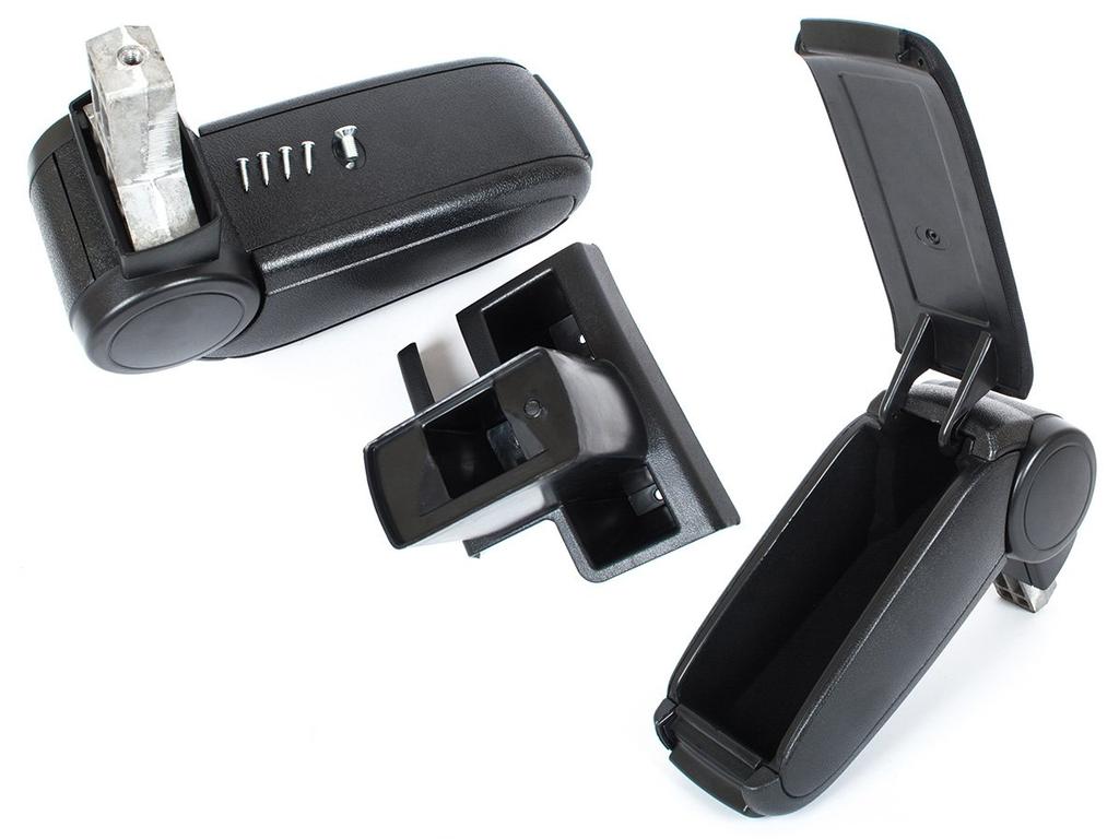 Peugeot 307 01-11 Armrest Set BLACK FABRIC + Installation Kit