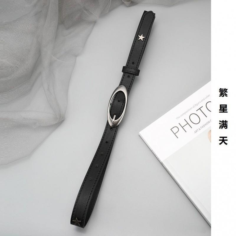 Metallic Vintage Inspired Narrow Waist Belt For Women Stylish And Versatile Accessory Fashion