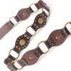 Denim style belt women's accessories alloy retro belt women's decorative skirt workwear pants heavy industry wide version belt