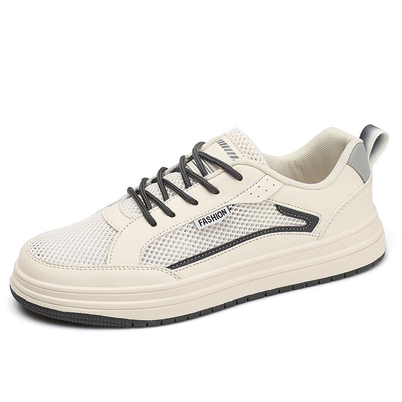 

Men s casual sports shoes, comfortable, anti-slip, perforated and breathable loafers, large-sized summer men s shoes 39