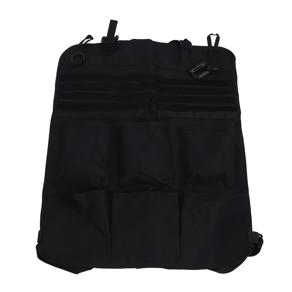 Car Back Seat Storage Bag Multifunctional Nylon Lightweight Optimizing Space Car Backseat Storage