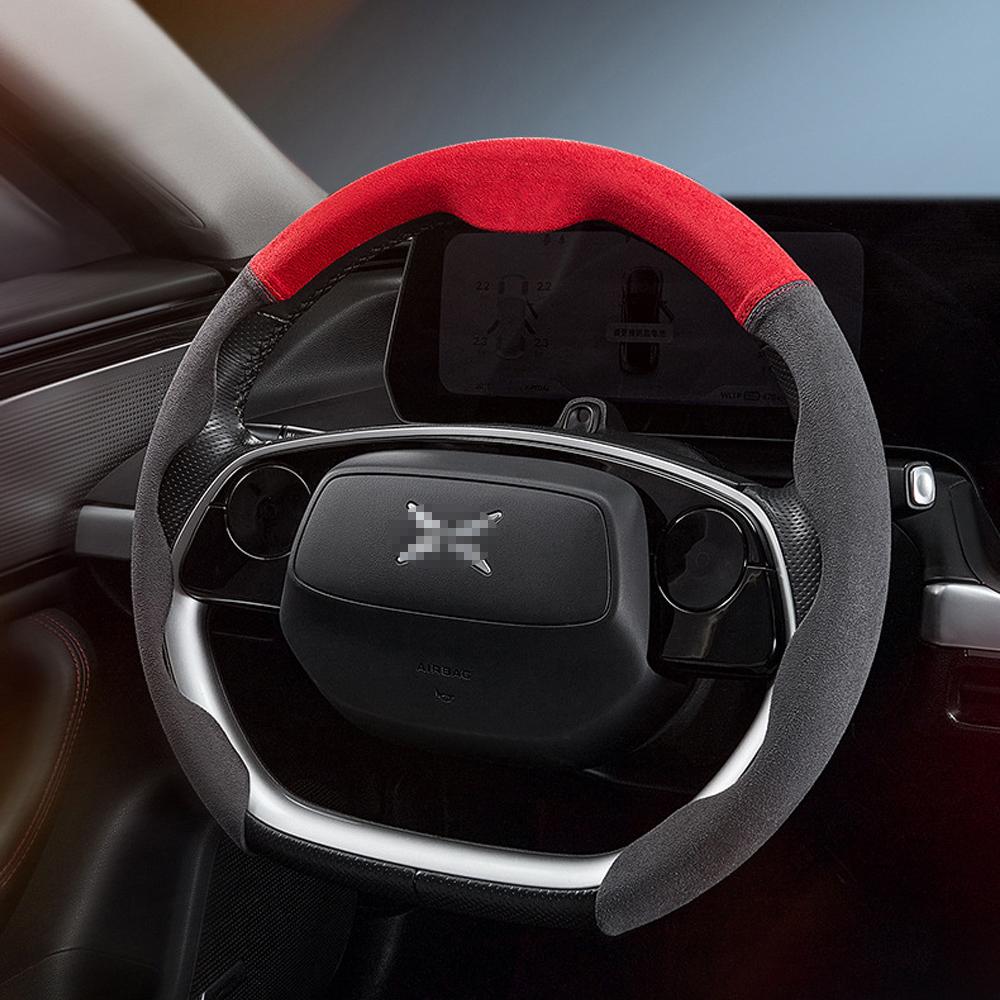 No Smell Thin For Lexus Steering Wheel Covers Suede Leather ES IS IS250 IS250C F Sport IS200t IS300C Protector Accessories