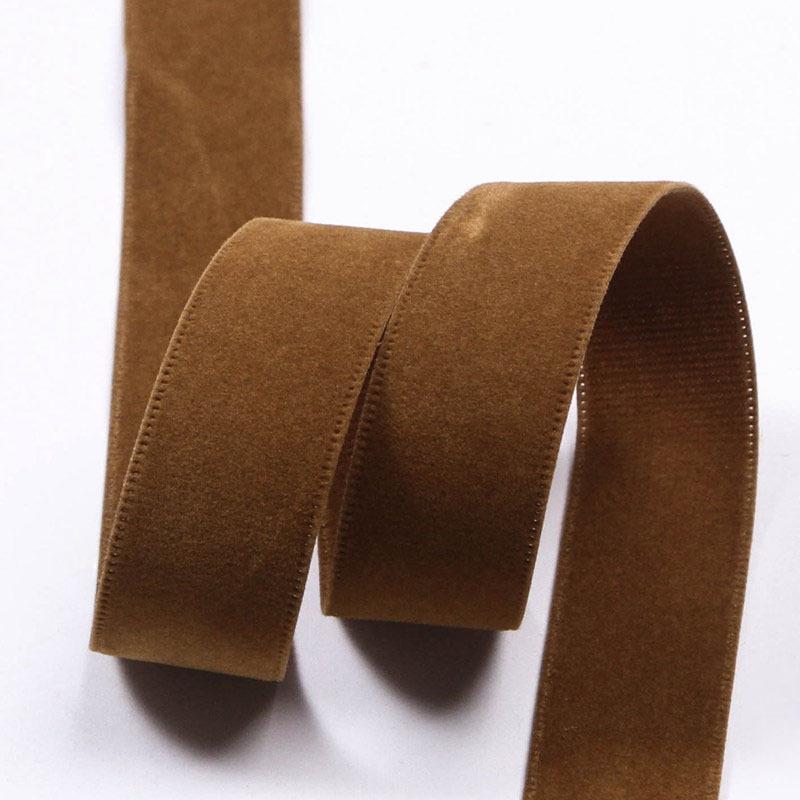 Nastro scamosciato double face 25/38 mm Nastro di velluto tinta unita per cucito abbigliamento DIY Fiocchi per capelli Decorazione cappelli Accessori per artigianato Fornitura