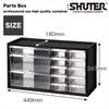 livinbox 13 Drawers Parts Cabinet Small Item Storage Stationery Storage Plastic Models Electronic Components Model Tools Art Supplies Storage Case