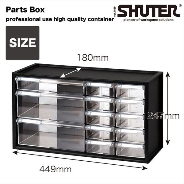 livinbox 13 Drawers Parts Cabinet Small Item Storage Stationery Storage Plastic Models Electronic Components Model Tools Art Supplies Storage Case