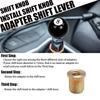 Black 8 Ball Gear Knob / Short Shifter Knob For Universal Car Acrylic BLACK 8 Ball For