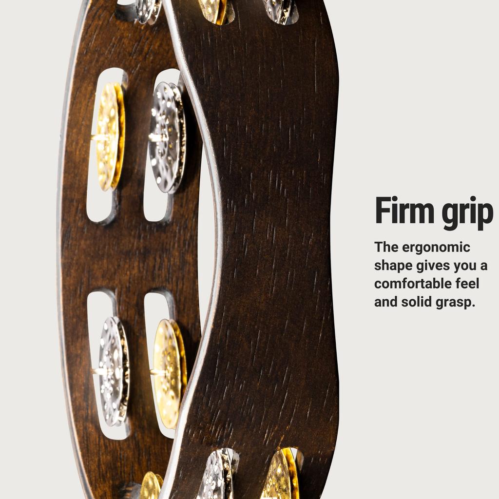 MEINL Percussion Compact Wood Tambourine (CTA2VM-WB)