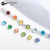 Round Claw Zircon Crystal DIY Jewelry Accessories for Bracelets, Necklaces, Wedding Dresses, and Dance Costumes