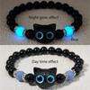 Lovely Bracelet Resin Luminous Bead Bracelet Comfortable Cat Hand Chain Great for Everyday Life and Dating