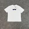Embroidered Letter Round Neck Casual Short-Sleeved T-Shirt For Men And Women