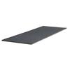0.56" Thick Gym Floor Mats 25 Tiles Rubber Top with EVA Foam Black & Blue