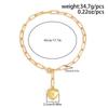 Big Ball Beaded Chain with Dmulti-layer Heart Pendant Necklace for Women Trendy Ladies Beades Collar On Neck Accessories Gift