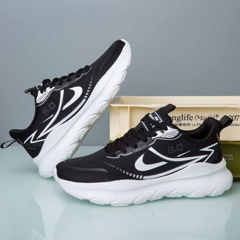 New fashion versatile sports couple shoes travel shoes ultra-light non-slip heightening outdoor running shoes men's shoes