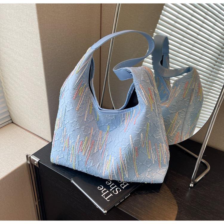 Women's Large Capacity Retro Frosted Shoulder Bag, 2023 Autumn/Winter Collection – Versatile Mother-Child Bucket Style