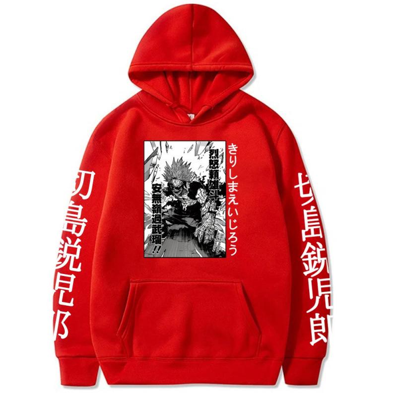 Kaminari Denki Men's Autumn Hoodies Boys Harajuku Girls Pullover Fancy Music Gift Casual Loose Comfortable Sweatshirt