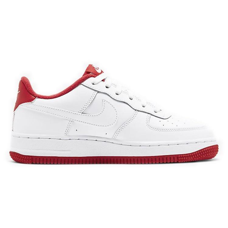 (GS) Nike Air Force 1 'White University Red' Kids' CD6915-101