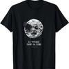 Cesta na Měsíc (1902) Georges Melies T-shirt pro němý film Měsíc