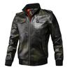 Spring and Autumn New Men's PU Leather Men's Casual Jacket Korean Slim Leather Jacket Men's Jacket