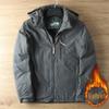 2025 Men's Spring Tactical Jacket with Detachable Hood - Versatile Outdoor Mid-Length Design