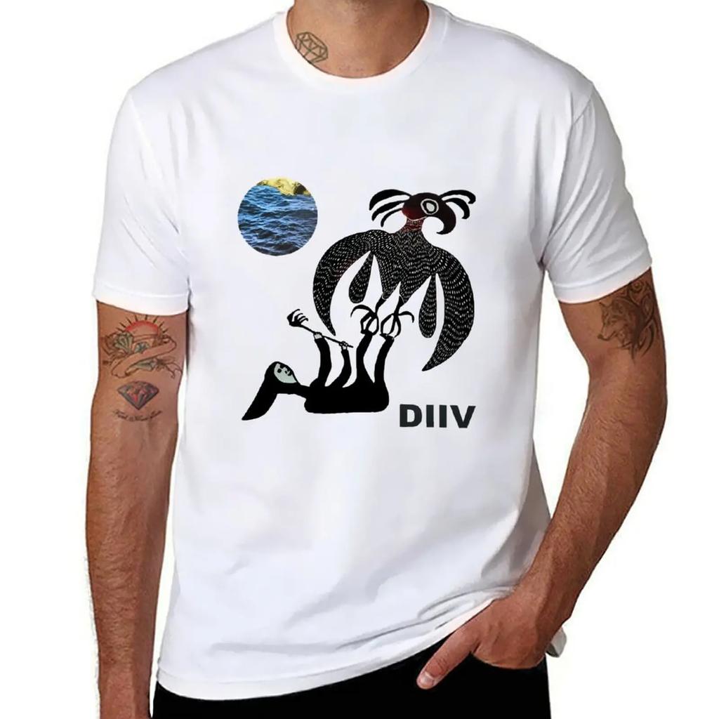 Diiv T-Shirt Lustiges T-Shirt Herren T-Shirt Kurzarm-T-Shirt Herren