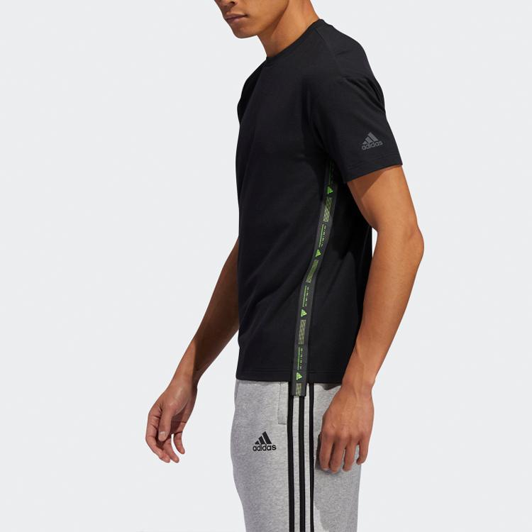 adidas Graphic Prime T-Shirt With Side Tape Men Tops Black FT2791