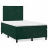 Maison Exclusive - Bettlattenrost mit dunkelgrüner Matratze 120x190 cm
