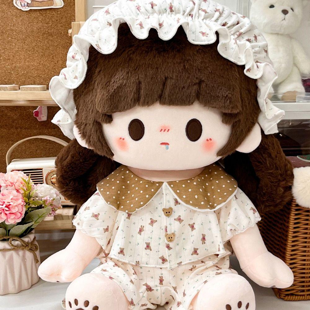 Pajama Set 40Cm Cotton Doll Clothes Plush Patch Stuffed Doll Plush Suit Doll Accessory