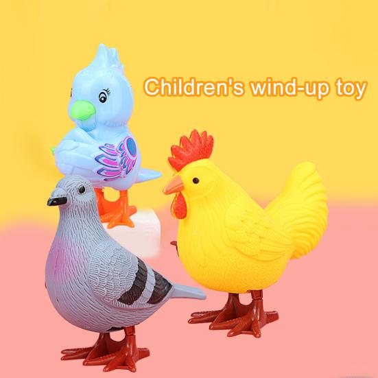 Simulation Pigeons Toy Widely Applied Safe Lightweight Parrot Wind-up Toy for