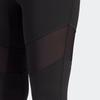 adidas Colorblock High-Waist Stretch Leggings Women Bottoms Black HT5426