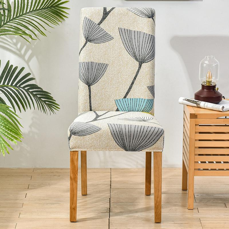 Stretch-Stuhlbezug für Esszimmerstühle, schmutzabweisend, Sitzbezug für Wohnzimmer, Hochzeit, Küche, Hotel, Zeremonie, Bankett, Büro, abnehmbar