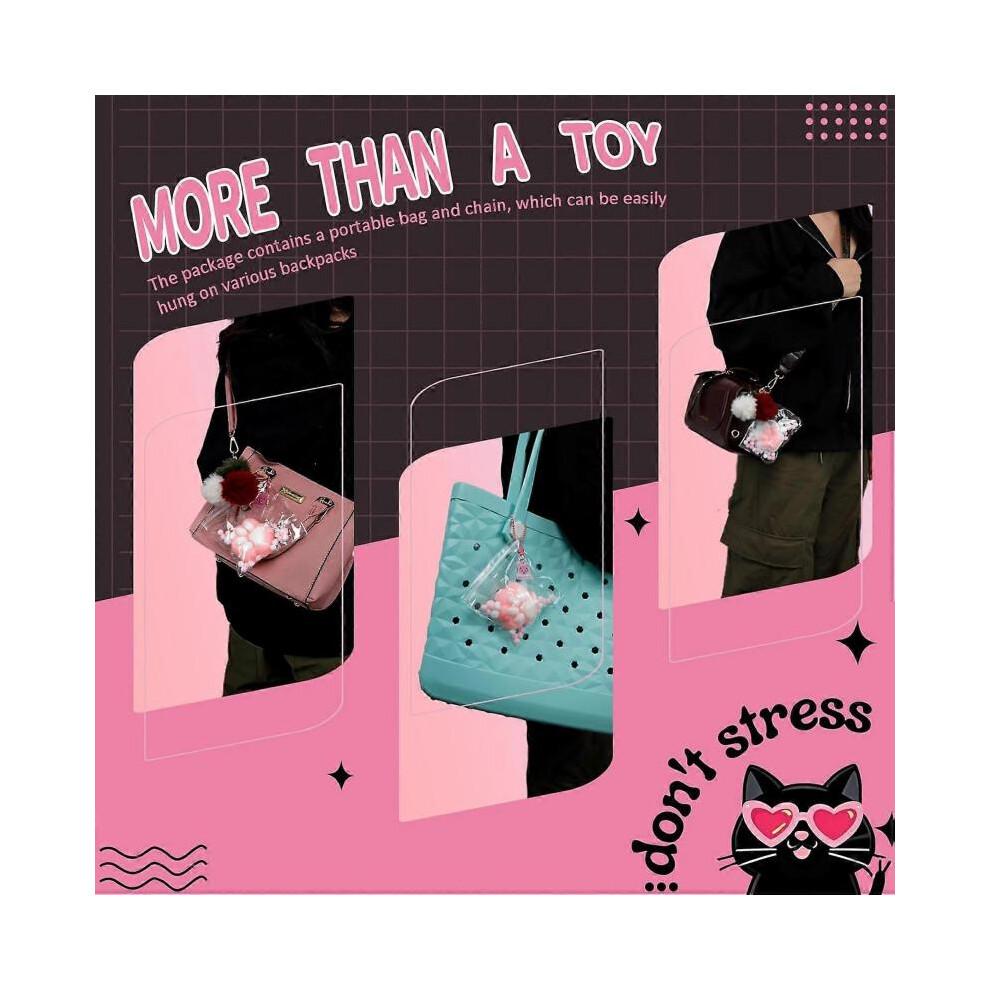 5 Inch Taba Squishy Cat Paw Toy, Cute Kawaii Jelly Kitty Paw Squeeze Anxiety Relief Toy, Stress Relief Fidget Toy for Kids & Adults