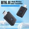 LE Audio Bluetooth 6.0 Audio Transmitter Auracast Broadcast QCC3086 Chip Wireless Audio Adapter Driver Free aptX HD 6
