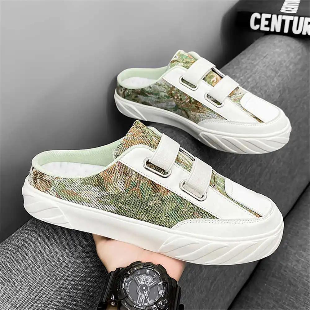 Autumn-spring Size 44 Sandals For Men Summer Shoes Orange Men's Shower Slippers Sneakers Sports Products Classic Branded