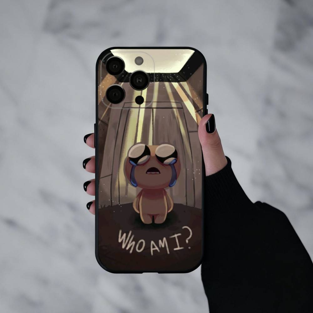 T-The B-Binding Of I-Isaac-C Phone Case For iPhone 17pro,16,15,14,13,12,11 Plus,Pro Max,XS,Soft Silicone Black Cover