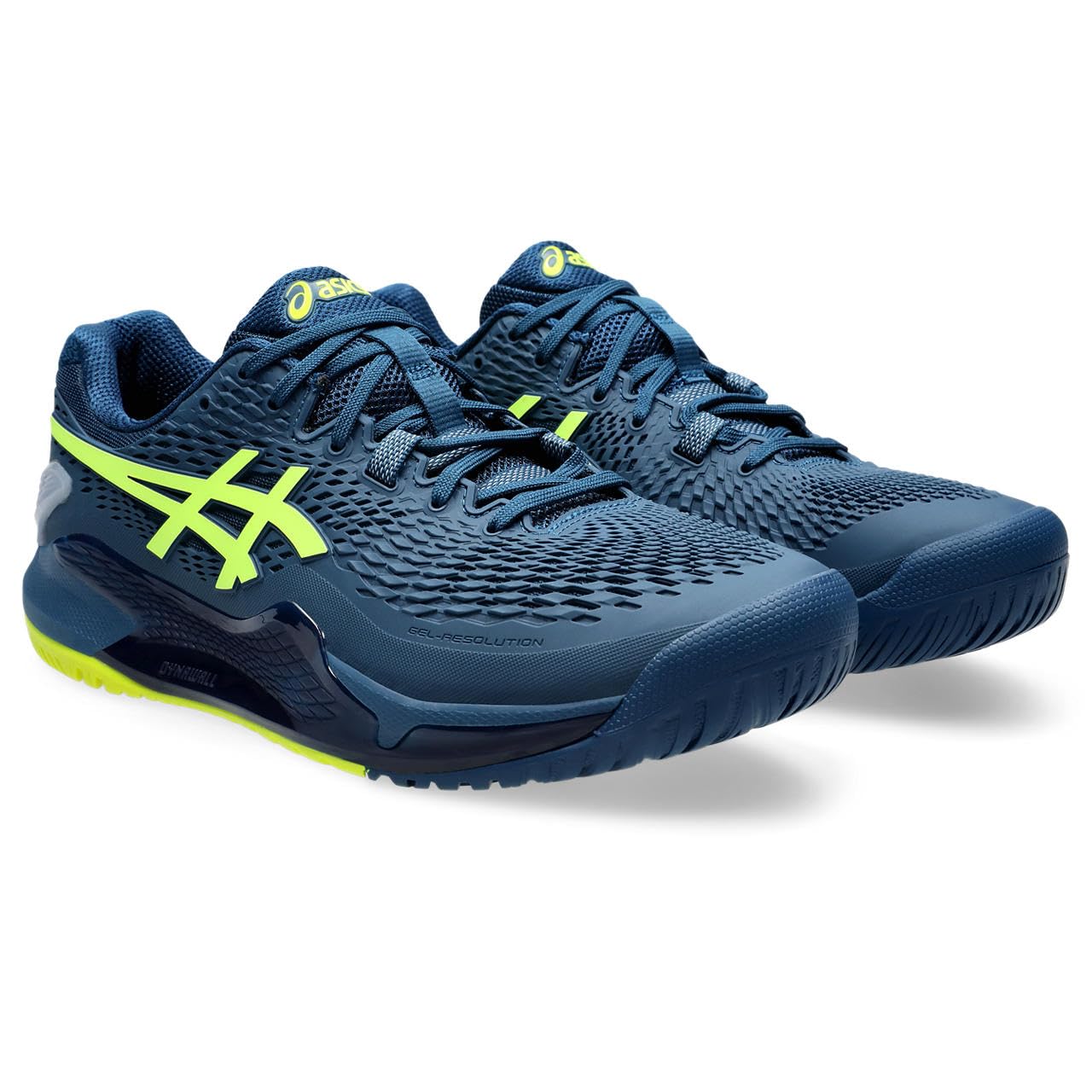 

Tennis Shoes 9 1041A330 Mako Yellow [ASICS] GEL-RESOLUTION Men s Blue/Safety 25.0