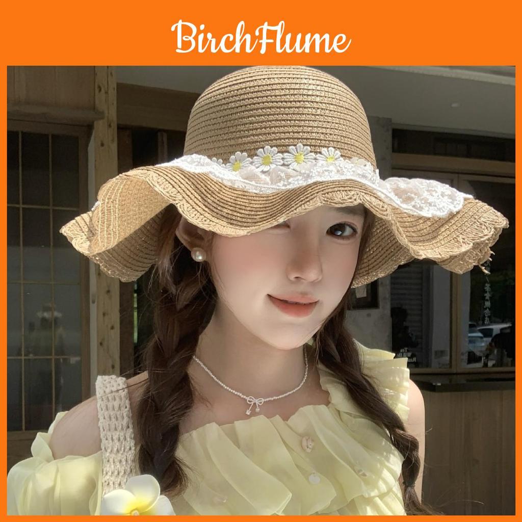 Paper Straw Women Sun Hat With Wide Brim For Beach And Resort Sun Protection