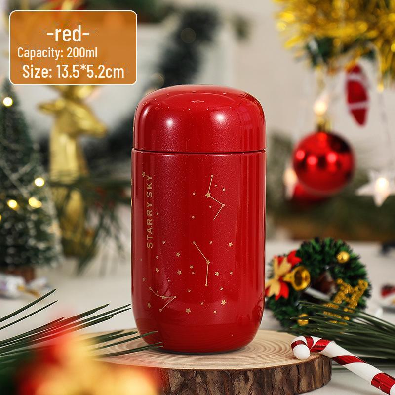 

Мини-термос Starry Sky 304 из нержавеющей стали — модный и компактный с логотипом 200ml