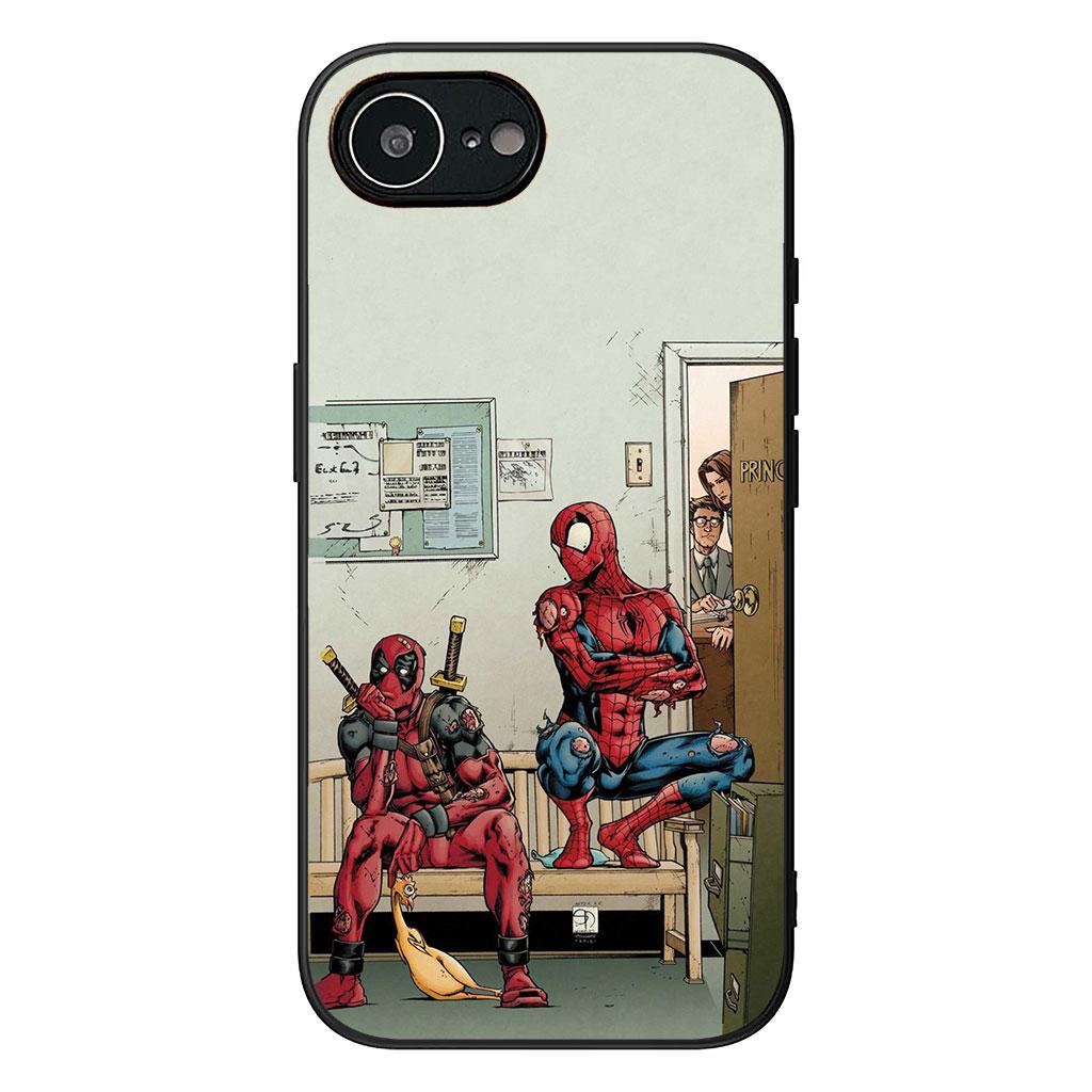 Marvel Deadpool Superhero Case for Samsung Galaxy A25 A37 A57 A12 A14 A31 A41 A50 A51 A70 A71 A72 A21S A04 M15 Note 20 9 8 10