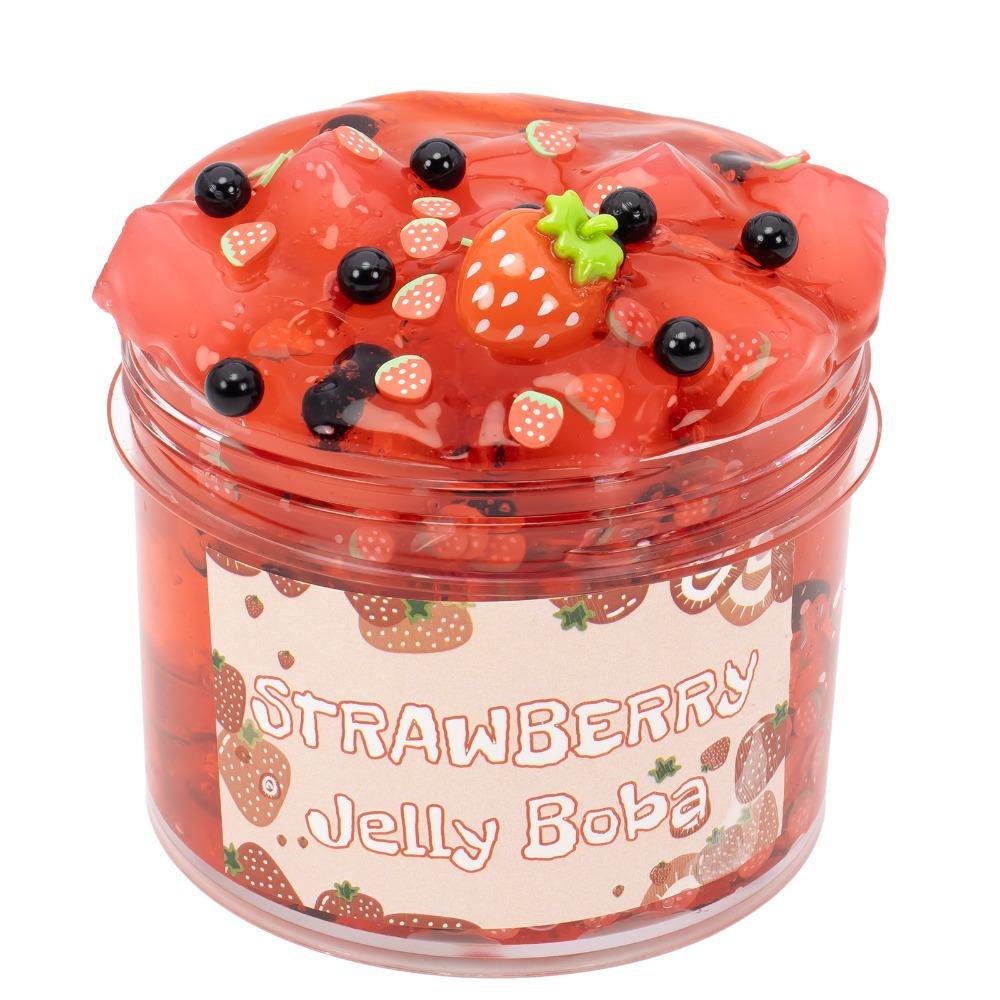 Soft 300ml/70ml Slime Kit Fruit Crunchy Stress Relief Crystal Slime Non-Sticky Glitter Clear Slime Party Favor Gifts