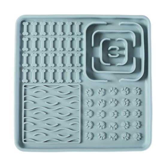 Cat Lick Mat Dogs Fun Cups Non-Slip Dog Slow Feeder with Suction Enrichment Treat Mat