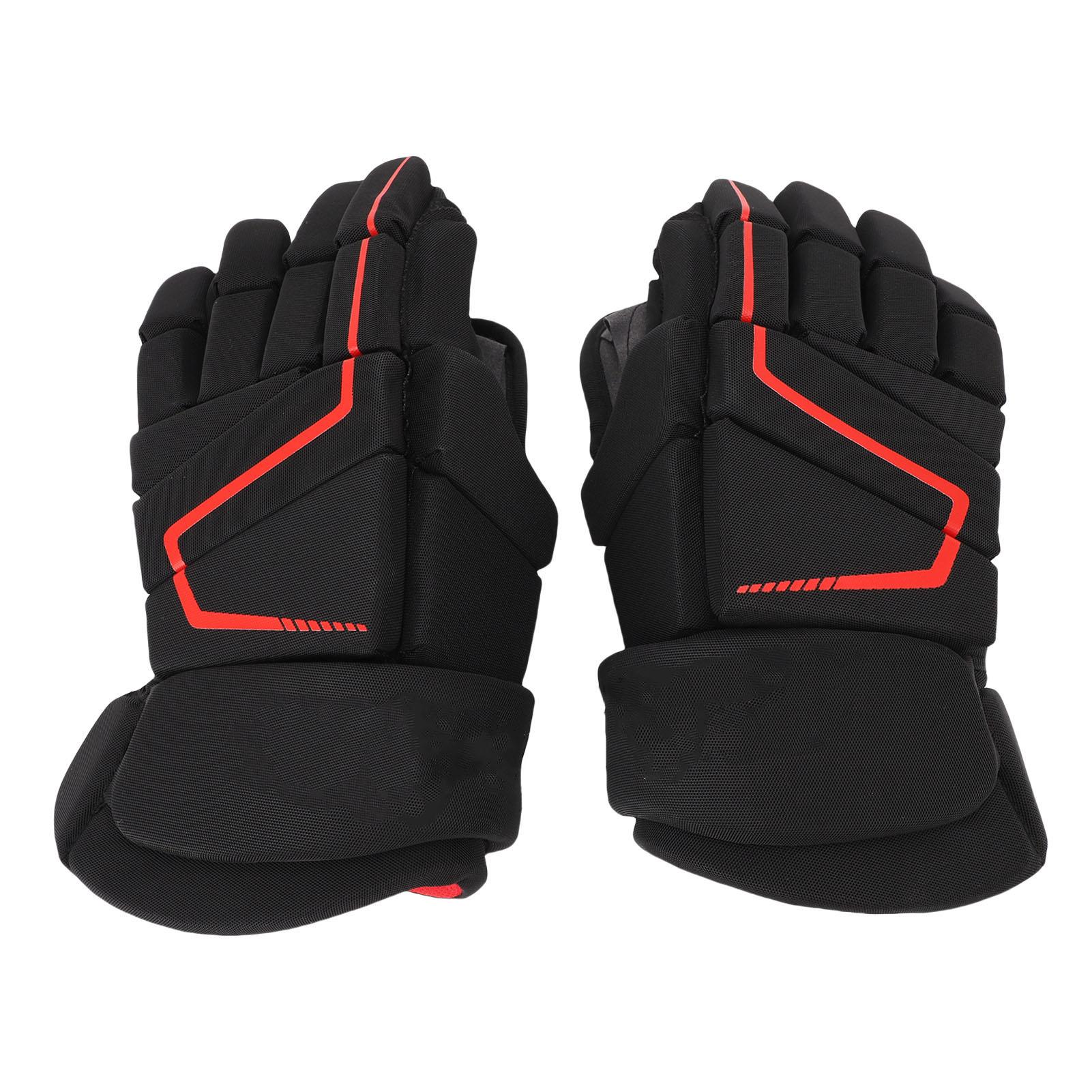 

Перчатки для хоккея с шайбой Нейлон Пена ЭВА Защитные Дышащие Уличные Роликовые Перчатки для Хоккея Red 27.93cm/11in