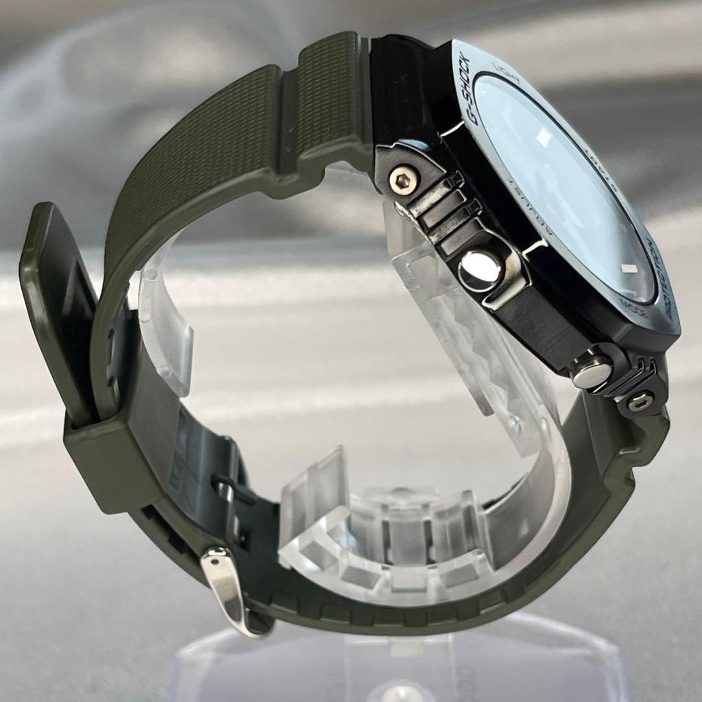 Used CASIO G-SHOCK GM-2100 Metal Casio Oak Green Ana-Digi